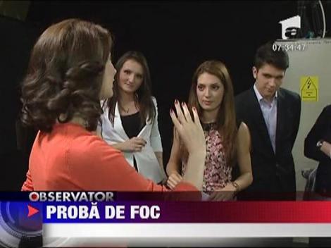 Elevii Media Intact Academy au intrat in platoul Obsevatorului