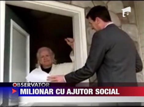 Milionar cu ajutor social in SUA