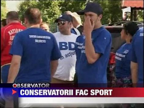 Conservatorii fac sport