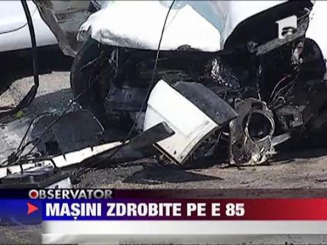 Accident cumplit pe Drumul European 85