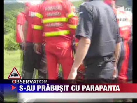 Doua parapante s-au ciocnit, la Rimetea