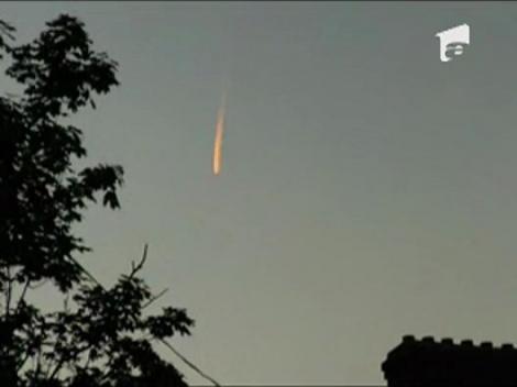 Un cameraman a filmat un asteroid in Bucuresti
