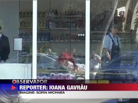 Jaf la o benzinarie din Satu Mare