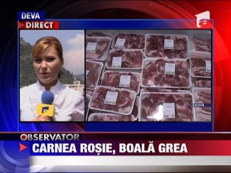 Carnea rosie este nociva pentru organism
