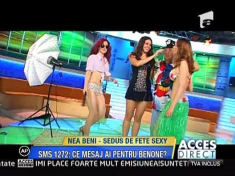 Nea Beni, sedinta foto incendiara de ziua lui