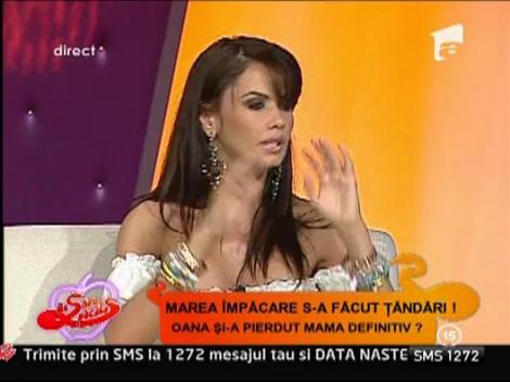 Oana nu renunta la procesul cu mama sa