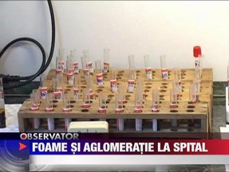 Foame si aglomeratie intr-un spital din Buzau
