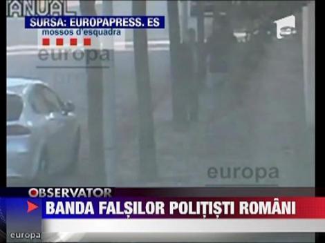 Banda hotilor "politisti" romani, arestata in Barcelona
