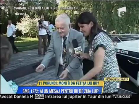 Nelu Ploiesteanu ii canta lui Irinel "La multi ani" din barca