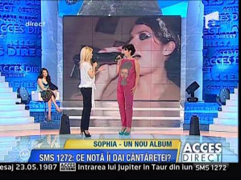 Sophia, cantareata care face show-uri inedite