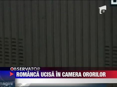 Romanca gasit moarta intr-un garaj din Italia