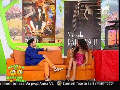 Mihaela Radulescu, surprinsa la Neatza