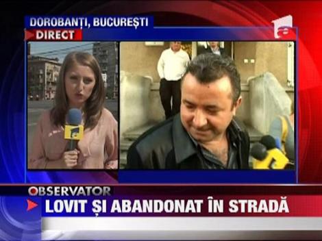 Genica Boierica a abandonat in strada un om pe care il lovise cu masina