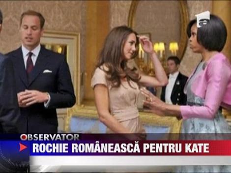Rochie romaneasca pentru Kate