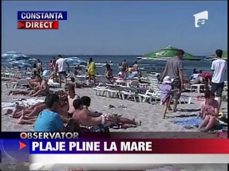 Plaje pline la mare