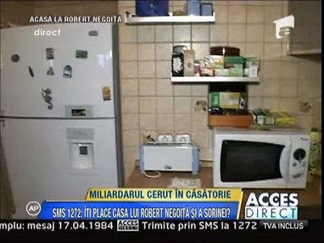 Robert Negoita s-a mutat in casa noua