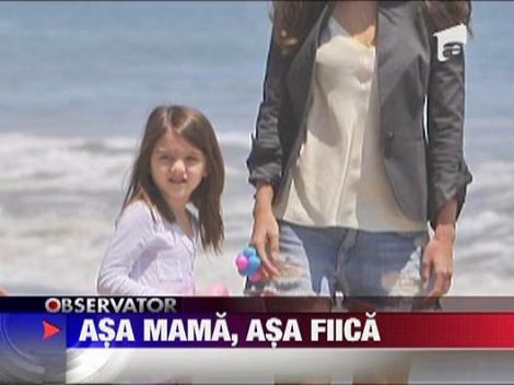 Suri Cruise, pe tocuri la 3 ani!