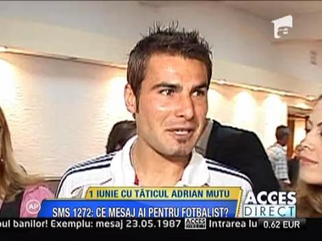 Adrian Mutu, un tata model