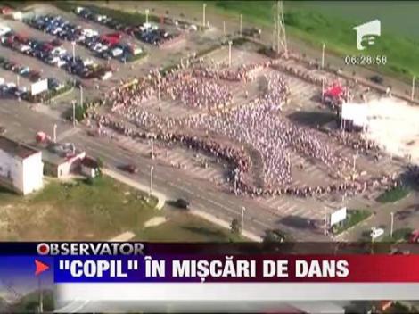 "Copil" urias in miscari de dans