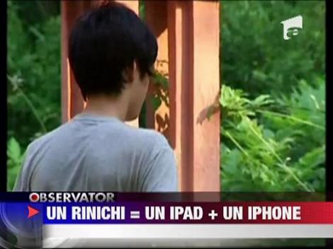 Un adolescent chinez si-a vandut un rinichi pentru un iPad 2