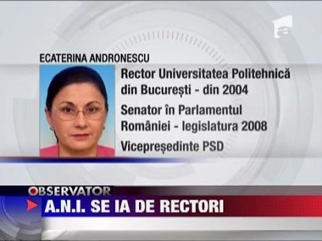 A.N.I. se ia de rectori