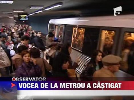 Vocea din metrou a castigat procesul cu Metrorex