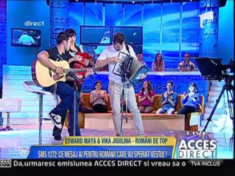 Edward Maya feat Vika Jigulina live la Acces Direct