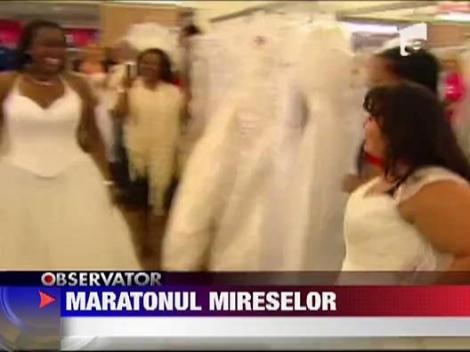 Bataie pe rochii de mireasa intr-un magazin din Statele Unite