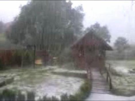 Peisaj de iarna in plina vara