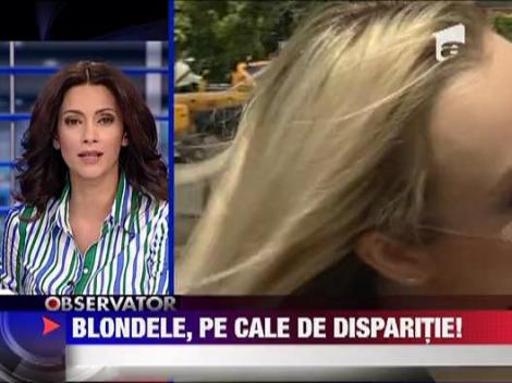 Blondele pe cale de disparitie