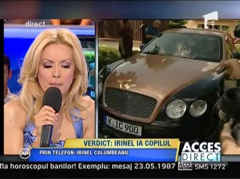 Irinel Columbeanu despre castigarea custodiei fetitei