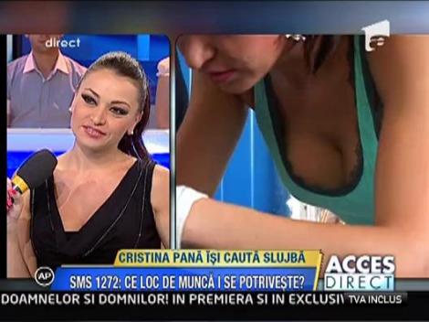 Cristina Pana isi cauta slujba