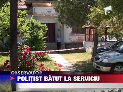 Politist batut cu bestialitate in timpul serviciului