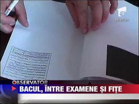 BAC-ul, intre examene si fite