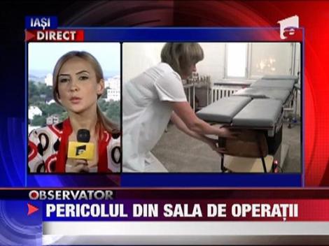 O masa de operatie a cedat in timpul operatiei