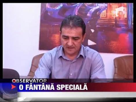Fantana arteziana cu spuma la Resita