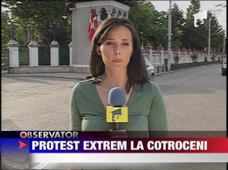 Doi barbati au incercat sa se sinucida la Palatul Cotroceni