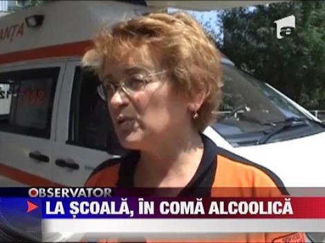 In coma alcoolica, la scoala
