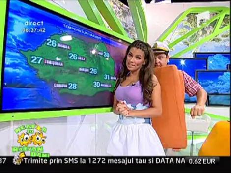 Vecina ameninta cu palmele