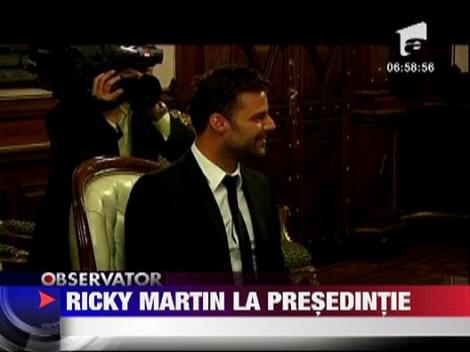 Ricky Martin a stat de vorba cu presedintele Argentinei