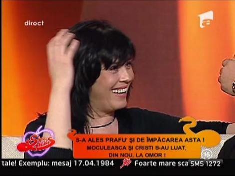 In direct prin telefon Carmen, fosta iubita a lui Cristi