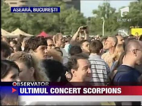 Busculada la ultimul concert Scorpions