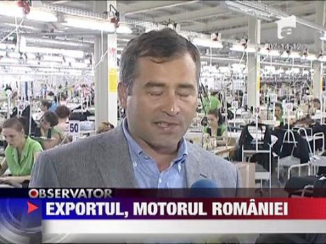 Cresterea exporturilor romanesti a ajutat tara sa iasa din recesiune