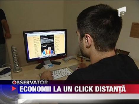 Economii la un click distanta