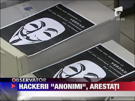 Hackerii "Anonymous", arestati