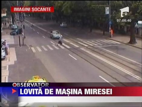 UPDATE: Batrana spulberata pe trecere de pietoni