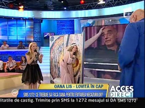 Oana Lis, lovita cu usa de la WC in cap