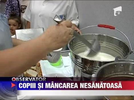 Copiii si mancarea nesanatoasa
