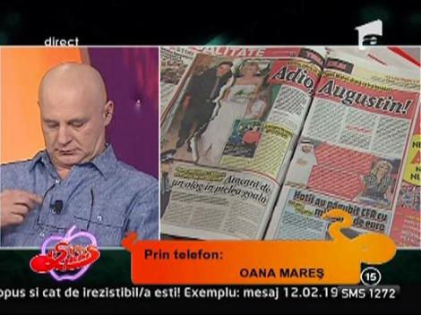 Oana Mares: "Am plecat de acasa. Urmeaza divortul"