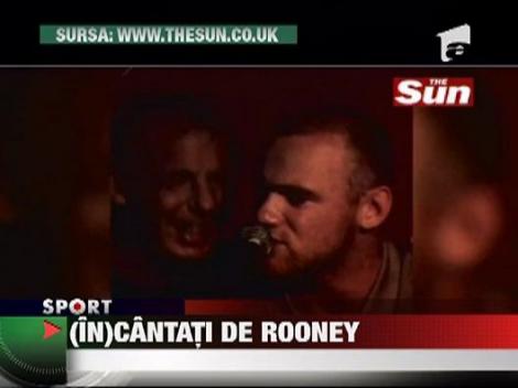 Rooney s-a dat in spectacol intr-un bar